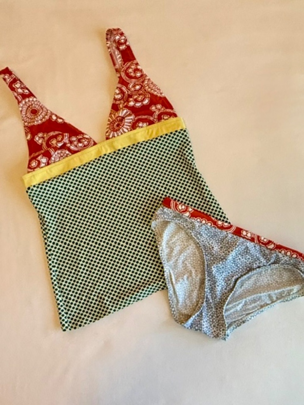Calvin Klein Swimwear- Tankini Top Size 6/Bottom Size 4